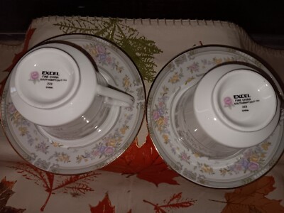 Excel Fine China 223 Plate And Cup