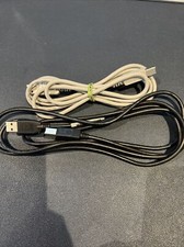 Set of 2 Genuine HP OEM USB-A To USB-B Cables 6ft 