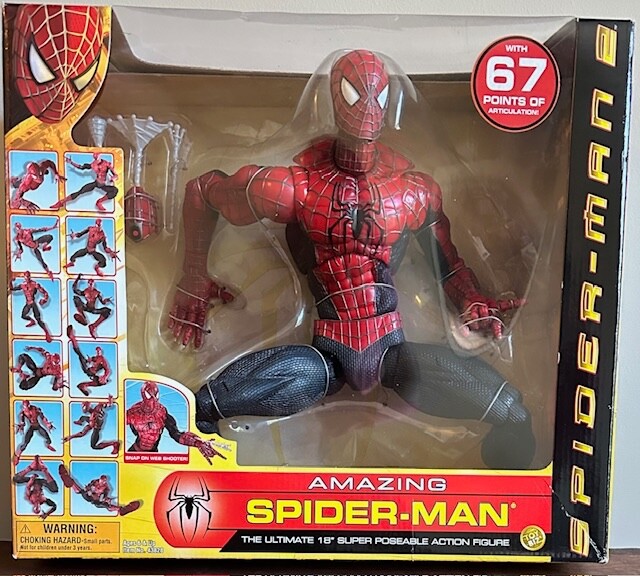 Amazing Spider-Man The Ultimate 18” Super Posable Figure 67 Points Articulations