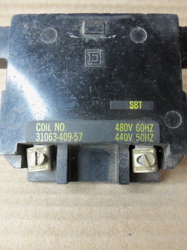 BOBINA QUADRATA D 31063-409-57 480V 60HZ 440V 50HZ 3106340957 - Foto 2 di 5