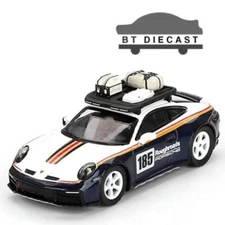 MINI GT PORSCHE 911 DAKAR RALLYE DESIGN PACKAGE 1/64 WHITE / BLUE MGT00805