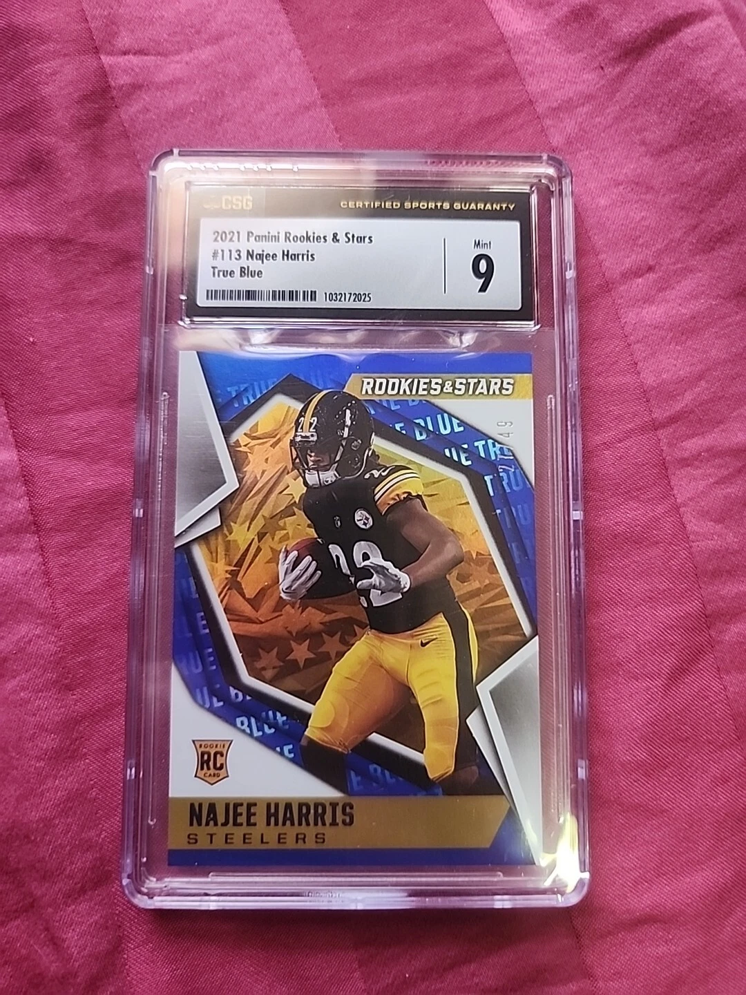 Najee Harris Panini Rookies & Stars #113 True Blue