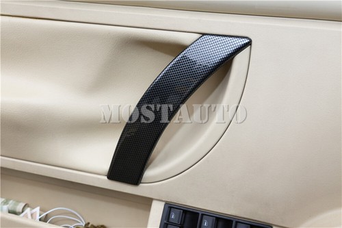 For VW Beetle ABS Carbon Fiber Inner Car Door Grab Handle Trim Cover 1998-2010 - Picture 6 of 7