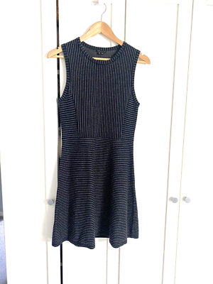 chinese dress ladies Theory Women's Sleeveless A LINE Modern Tea Knit Dress Dress, Optic White,  10 at Amazon Women's Clothing store