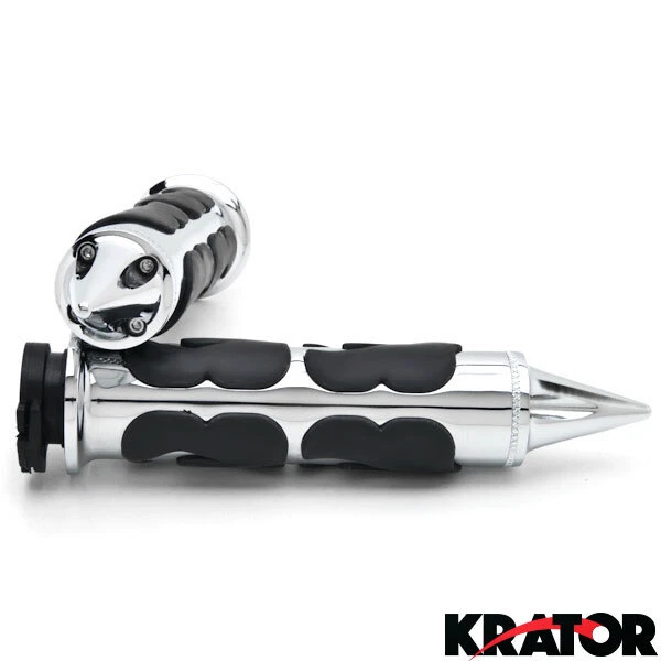 Motorcycle Hand Grips 1 Inch Handlebar Bars Pair For Honda VTX 1300 C R S RETRO - Image 3 of 4