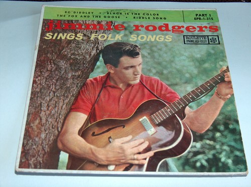 45 RPM Picture Sleeve Only Jimmie Rodgers Riddle Song Bo Diddley EP EPR ...