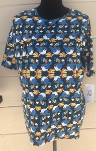 Lularoe-Irma-Simply-Comfortable-Disney-Donald-Duck-Shirt-Top-XS