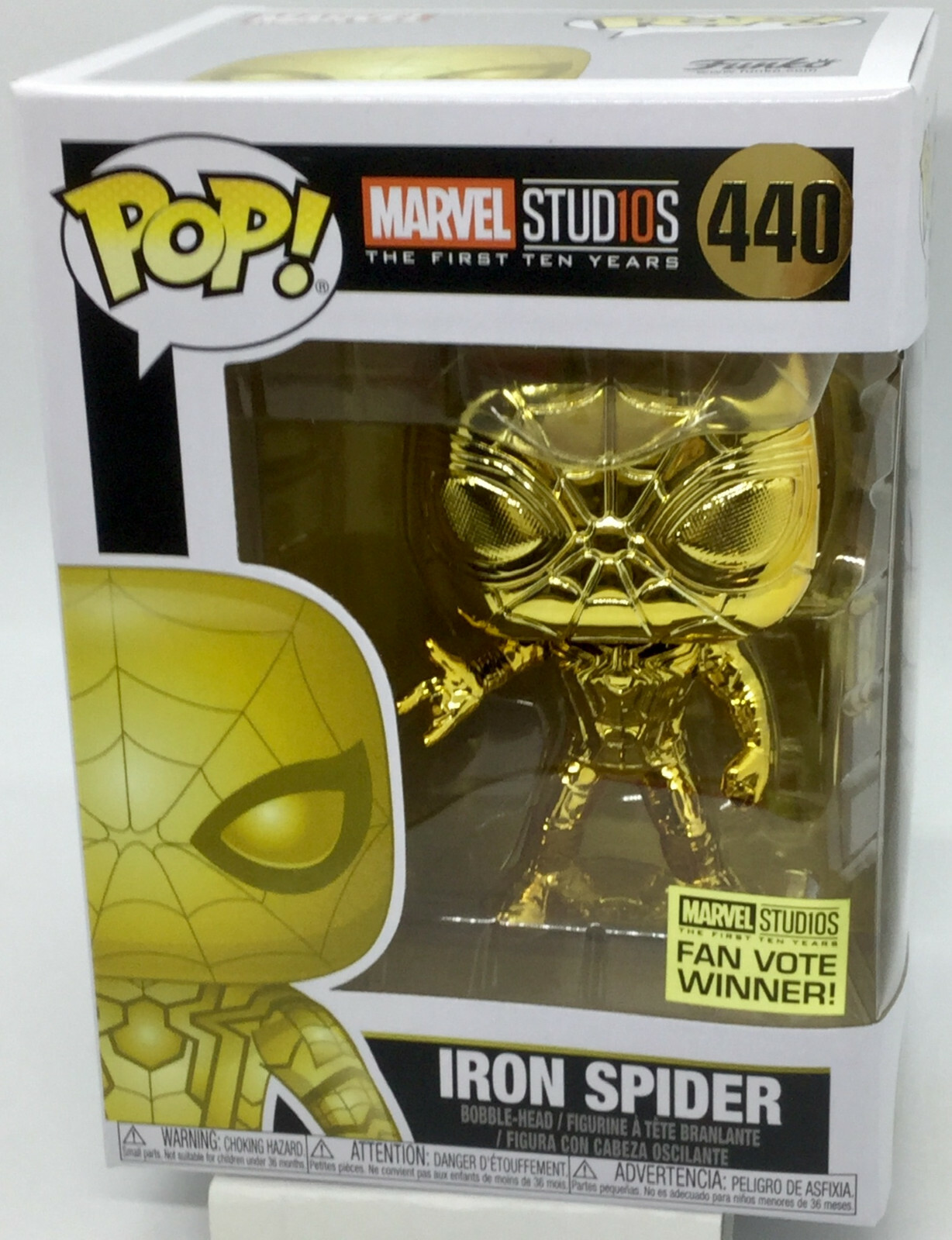 golden iron spider pop