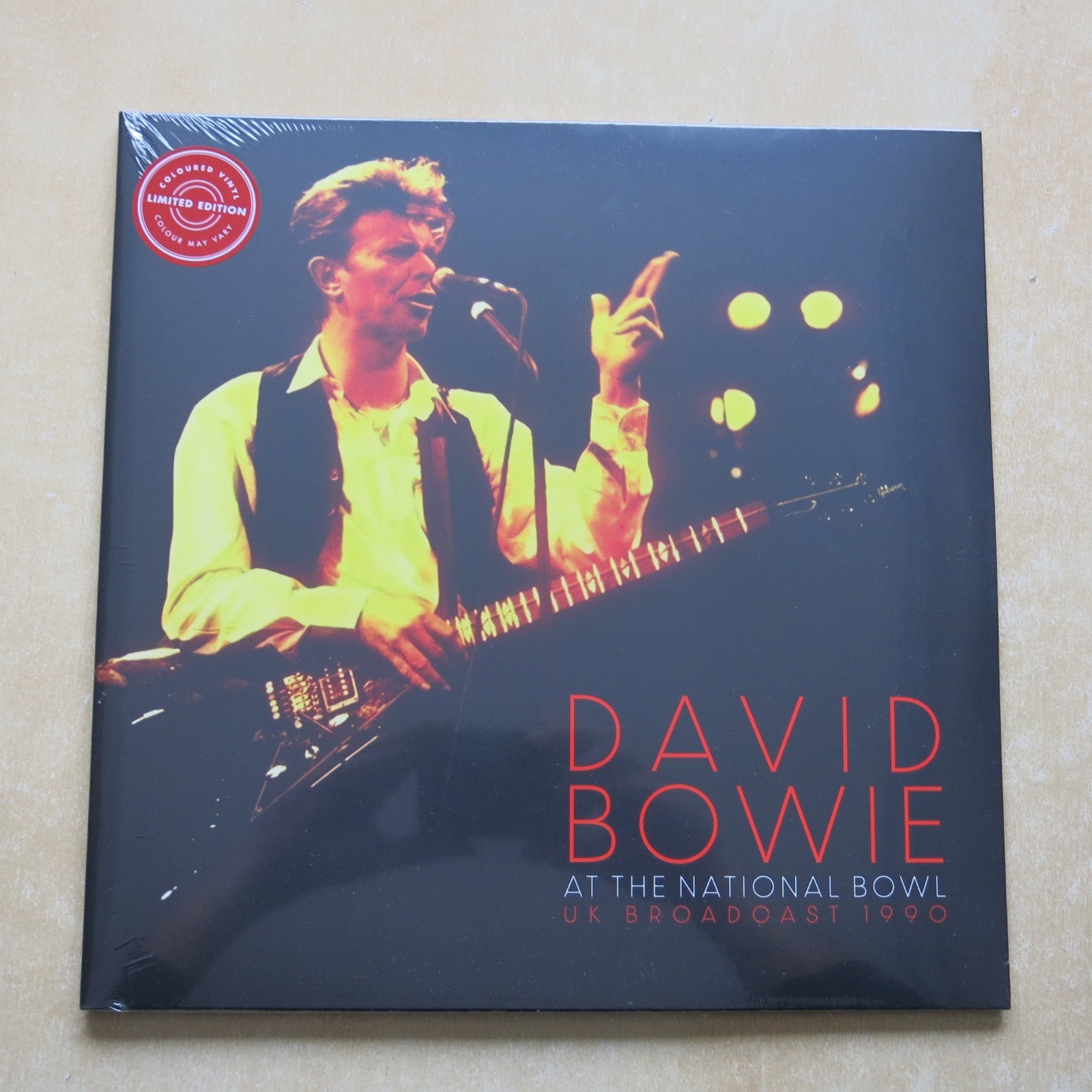 David Bowie – At The National Bowl (UK Broadcast 1990) - Double white vinyl LP