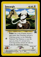 Pokemon Card - WoTC Black Star Promo Smeargle #32 NM