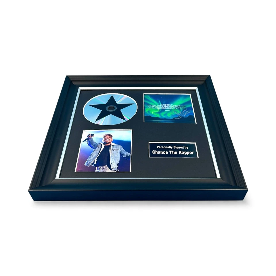 Chance The Rapper SIGNED Star Line Artwork CD Display COA Autograph Memorabilia - Image 4 of 4