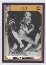 1990 Collegiate Collection LSU Tigers Promos Billy Cannon #1 0q3