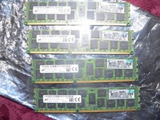 Lot of 4 16GB 2RX4  PC3-12800R Micron MT36JSF2G72PZ-1G6E1LF Server Memory RAM