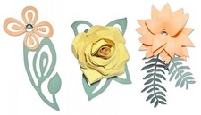 Sizzix Thinlits Plus 660830 Love Birds 3D Floral Die Set