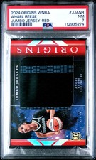 2024 PANINI ORIGINS WNBA TAG JERSEYS RED #JJANR ANGEL REESE 37/49 PSA 7