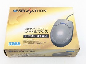 SEGA Saturn Shuttle Mouse Controller HSS-0102 Gray Genuine OEM Tested