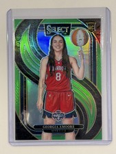 2025 Panini Select WNBA #165 Georgia Amoore Neon Green Prizms #/75