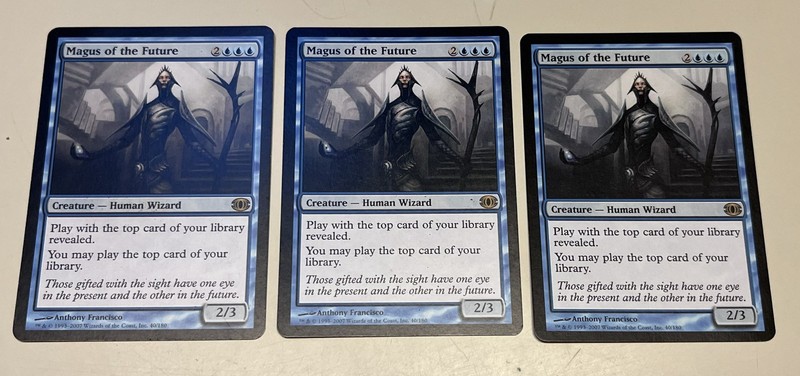 3x Magus of the Future, Future Sight Rare, MTG