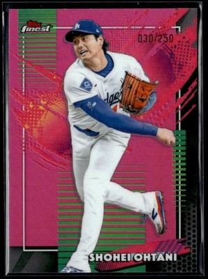2026 Topps Finest Pink Rare Shohei Ohtani /250 Los Angeles Dodgers #250