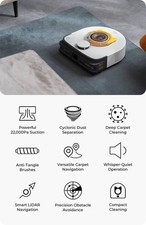 UBPET 22000Pa Robot Vacuum Cleaner V10 2