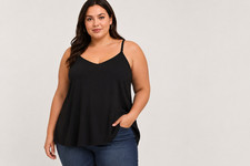 NWT Torrid Black Adjustable Strap Camisole Tank Top Size 3 Plus Size