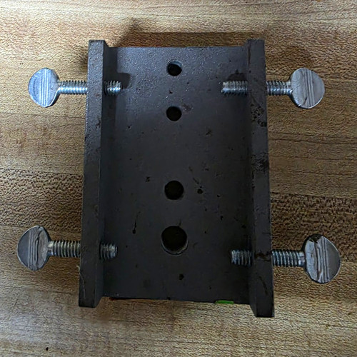 Bow TD limb Drilling Jig Riser Holes Rectangular Metal Block Workholding Fixture