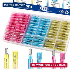 110Pcs Heat Shrink Bullet Wire Connectors Kit 22-10AWG, Waterproof Bulle