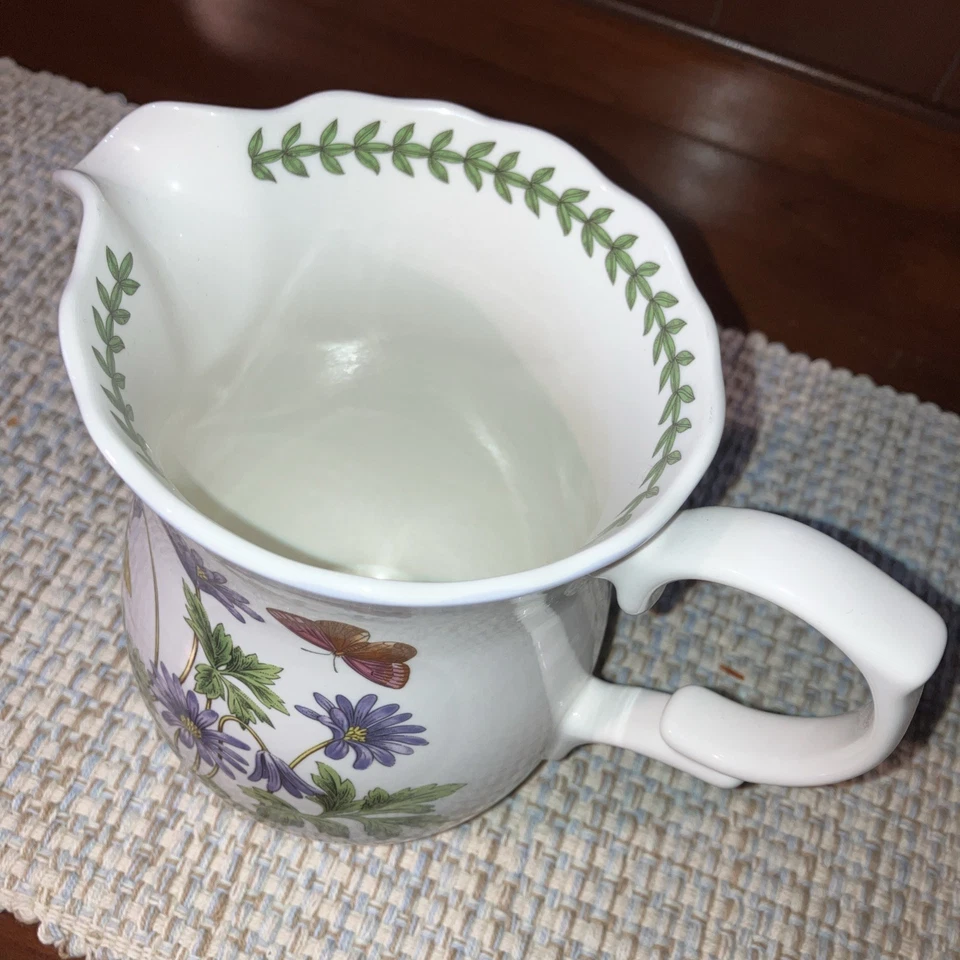 Portmeirion Botanical Garden Terrace Anemone Nemorosa Pitcher 2.75pt NIB Foto 2 de 4