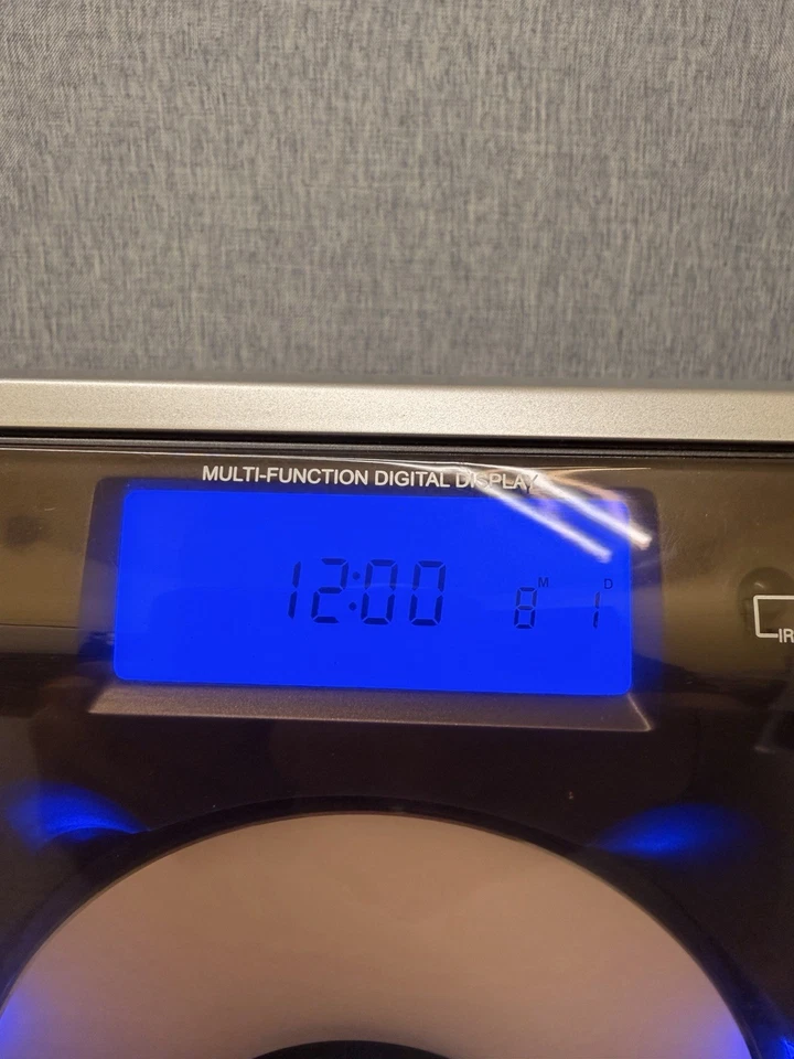 Sharper Image BlueNight CD DIGITAL TUNING COMPACT DISC STEREO SYSTEM.  - Image 2 of 4