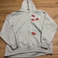 OFFICIAL Sabrina Carpenter Short n Sweet Tour 2025 Grey Zip Up Hoodie 2XL RARE