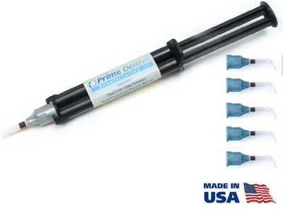 Prime-Dent Dual Cure Glass Ionomer Band Cement NATURAL KIT 015-028 USA
