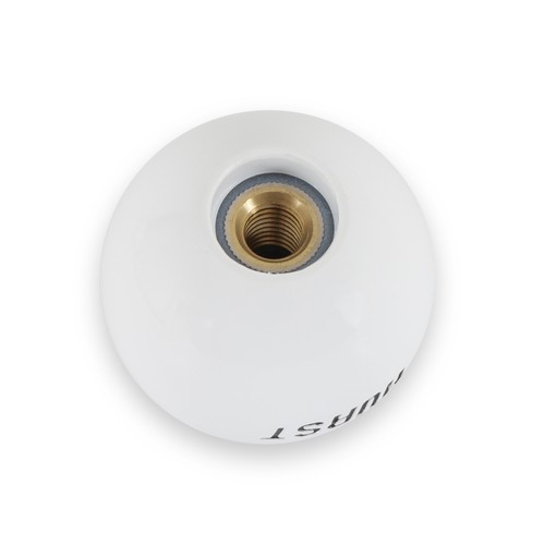 Perilla de cambio Hurst 1630040 - blanca 6 velocidades 3/8-16 roscas - Imagen 2 de 4