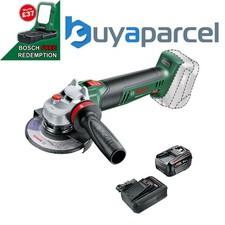 Image of Bosch 06033E5100 AdvancedGrind 18v Angle Grinder 125mm + 4AH Battery Kit