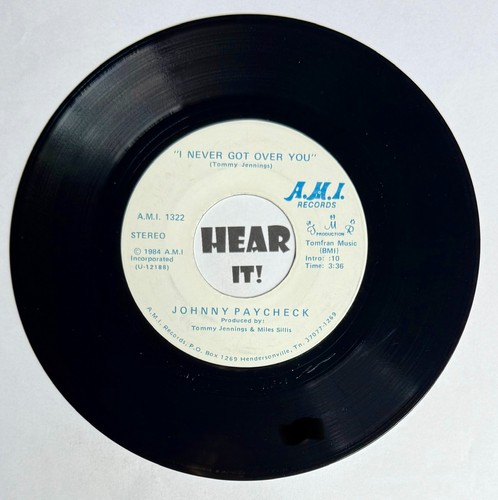Outlaw Country 45 JOHNNY PAYCHECK Ole Pay Ain't Checked Out Yet AMI hear - Bild 2 von 2