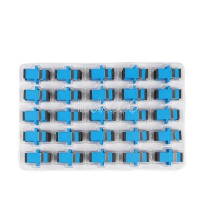 200x SC-SC Coupler Fiber Optic Connector Adapter SC UPC SM Flange Simplex