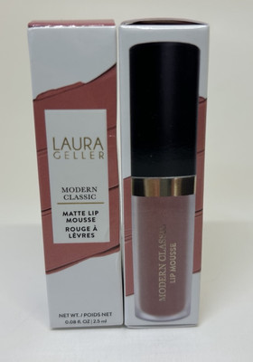 LOT OF 2 LAURA GELLER Modern Classic Matte Lip Mousse Velvet BARE BEIGE 0.08 NWB