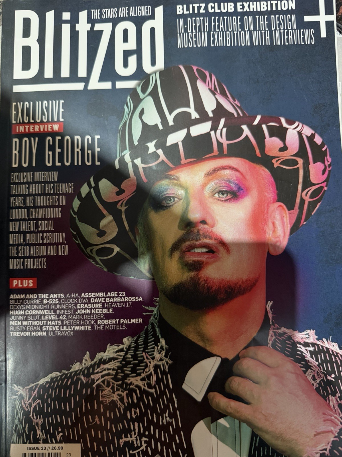 Blitzed magazine #23 2025 Boy George exclusive interview + Adam and the Ants