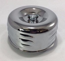 Chrome Louvered Air Cleaner Assembly 1 2 Bbl Barrel Carburetor Hot Rod Rat Rod