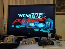 Lotto di 4 giochi N64; Quake 2, Madden, WCW/NWO Revenge, Wipeout: Nintendo, testati