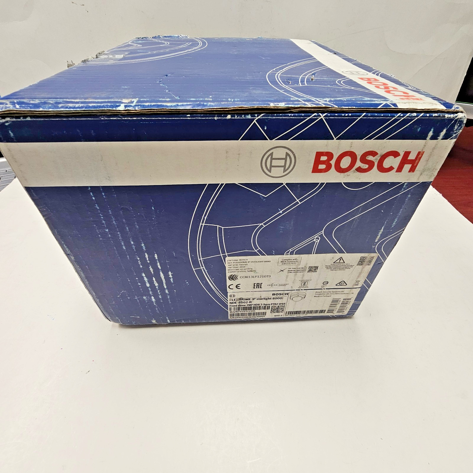 Bosch NDE-8502-R IP Starlight 8000i Fixed Dome 2MP HDR 3-9mm PTRZ IP66 NEW Open