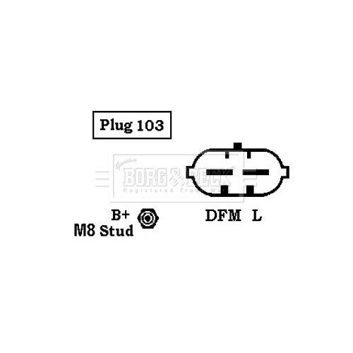 BORG & BECK Alternator BBA2561