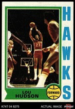 1974 Topps #130 Lou Hudson Hawks HOF Minnesota 7 - NM