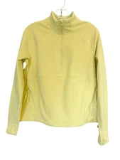Layer 8 yellow 1/4 zip Sweatshirt Sz M