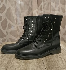 Stivali da Donna Neri Borchiati