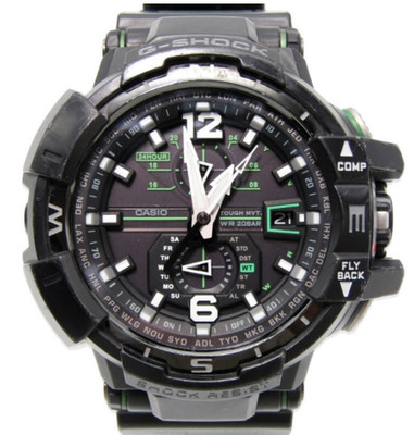 [Excellent] Casio G-Shock GW-A1100-1A3JF GRAVITY MASTER Sky Cockpit Solar Watch