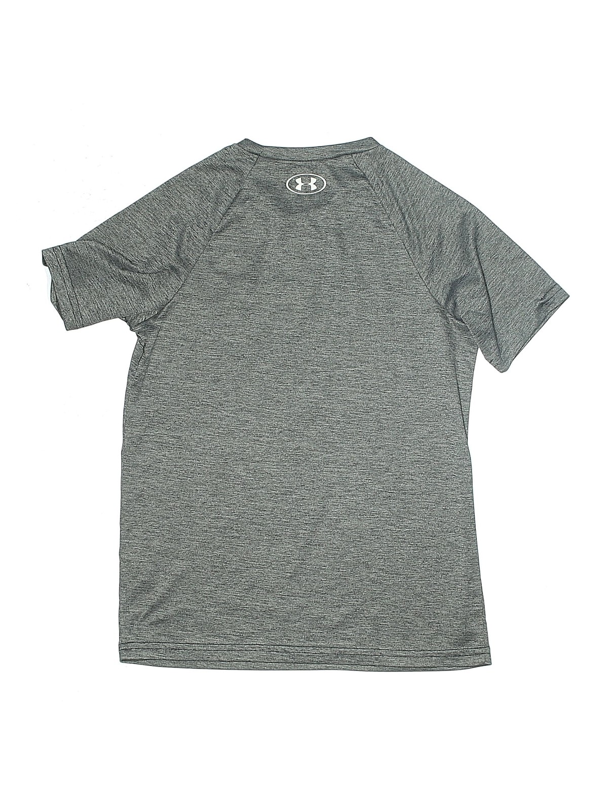 Under Armour Boys Gray Active T-Shirt M Youth thumbnail 2