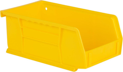 Hudson Exchange 7-1/2'' X 4'' X 3'' Plastic Stackable Storage Bin and Hanging Conta