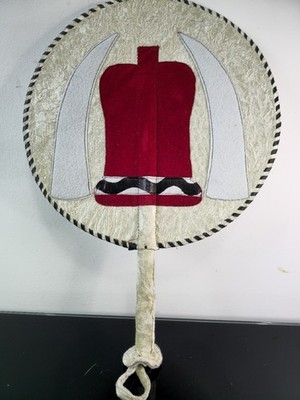  Agu Handmade Igbo Trad Handfächer ChieftaincyNZE OZO Fest Wildleder Rot Cap Design 