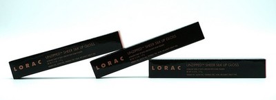 3x LORAC Unzipped Lip Gloss Set - Bare, Exposed, Unfazed - NEW!