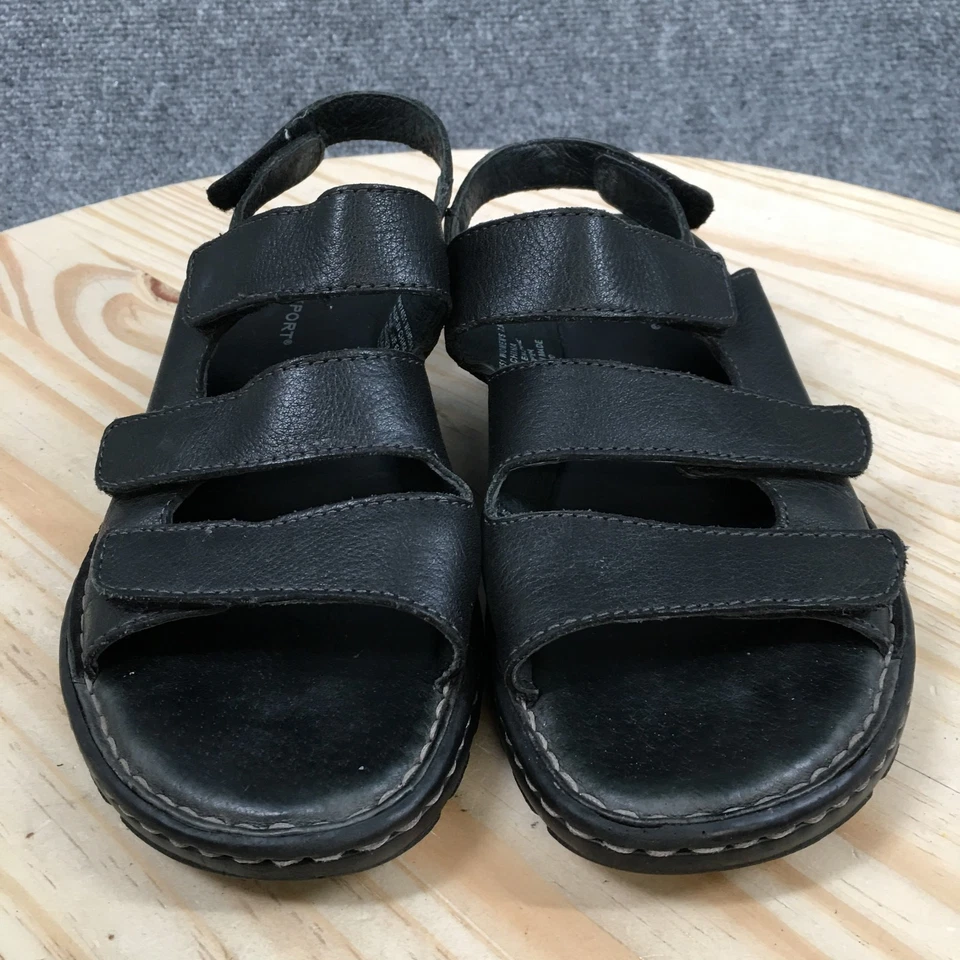 Sandalias Rockport para mujer 7,5 anchas con tira trasera de cuero negro informales cómodas APW74051 Foto 4 de 4